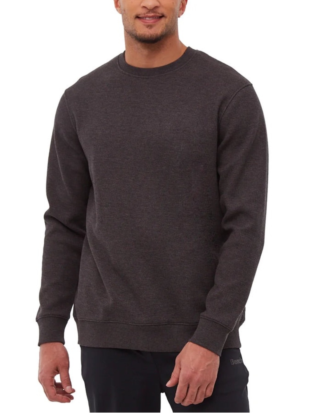 Bench - Men's Fleece-Lined Thermal Crew Neck Sweater